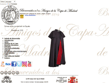 Tablet Screenshot of amigoscapamadrid.com